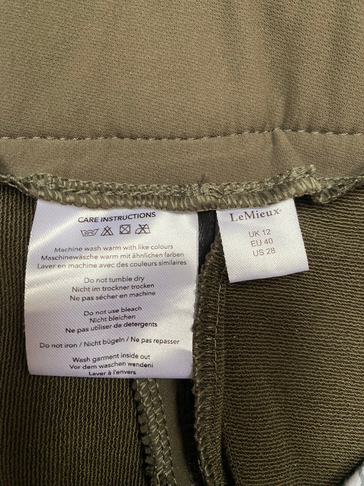 Le Mieux Breeches UK12