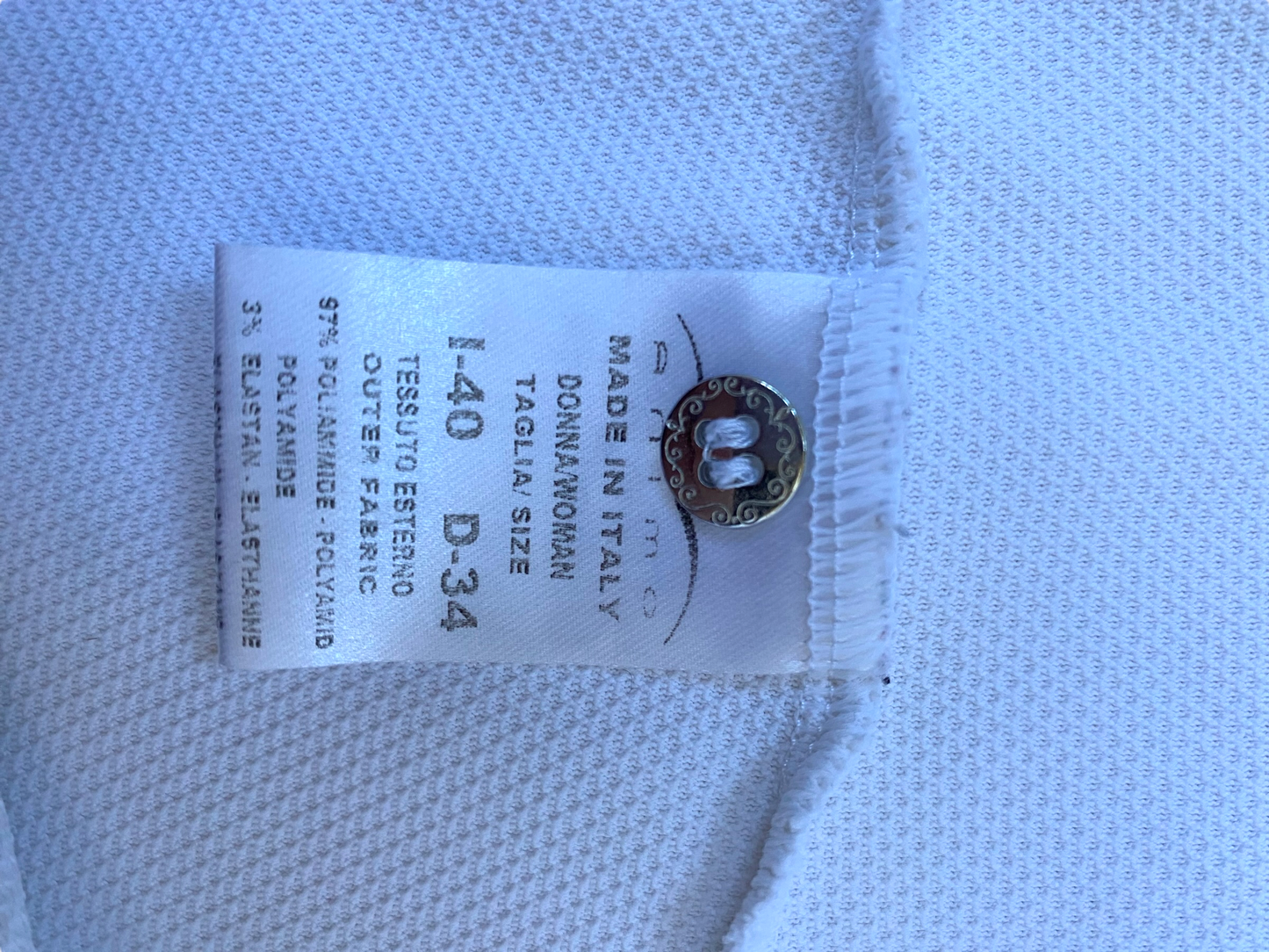 Animo Sleeveless Stock Shirt UK6/8